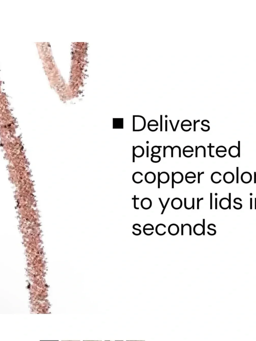 Context Shimmer Eye Stick in CROSSFIRE (Metallic Copper) NEW! FULL SIZE!
